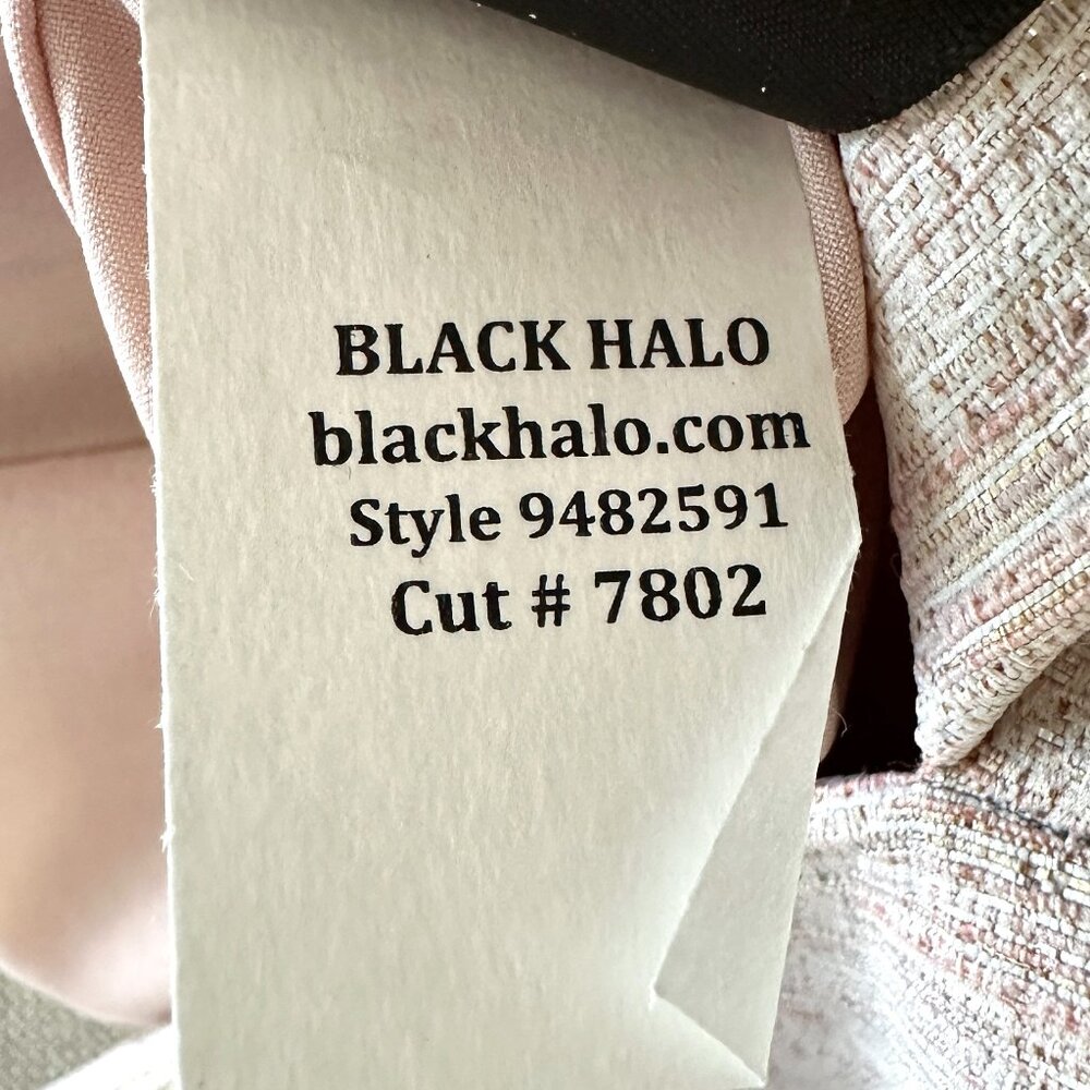 Black Halo Iona Sleeveless Sheath Dress, Rose Stone, 8 - Picture 11 of 12